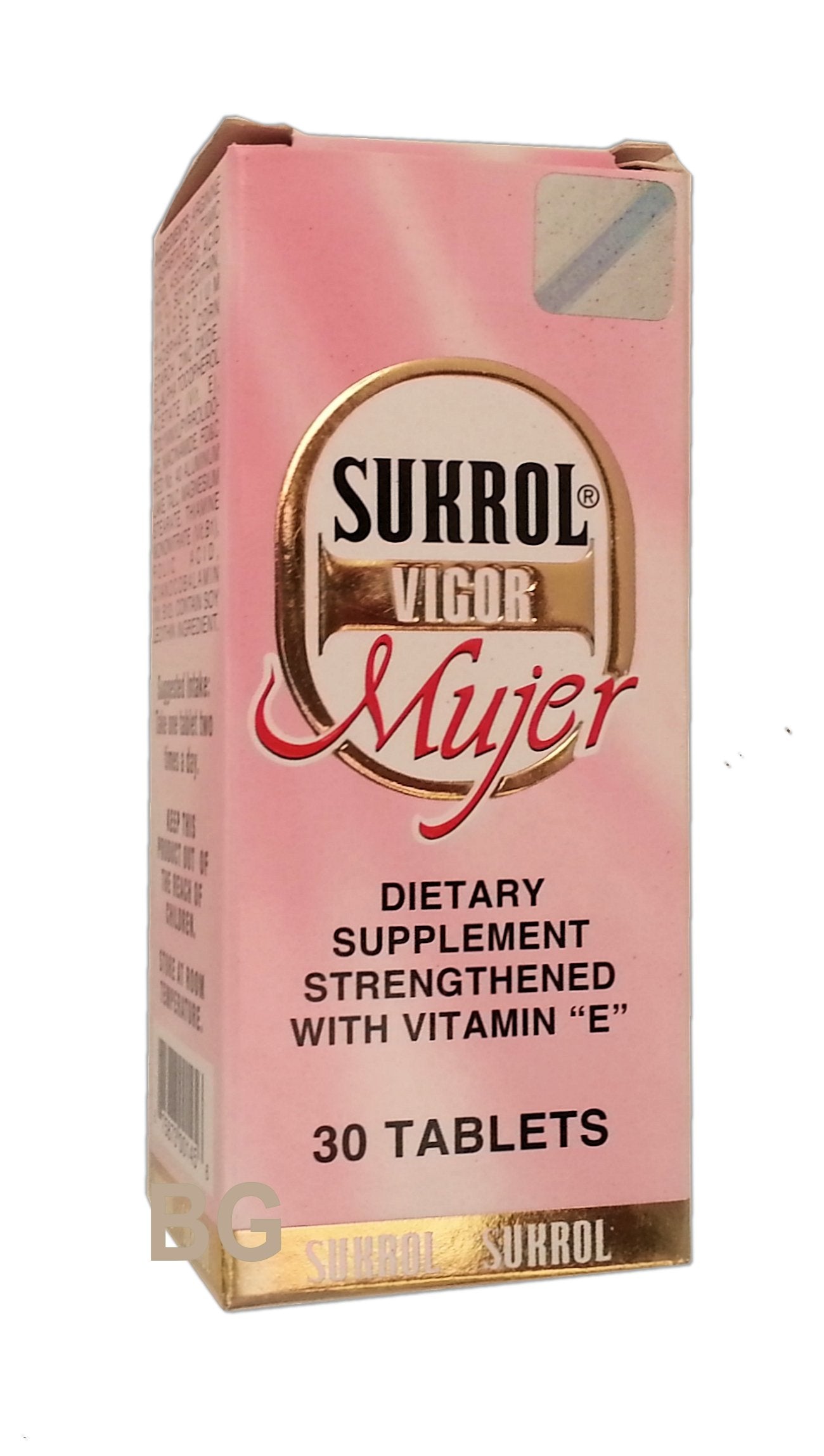 Sukrol Vigor Mujer Dietary Supplement With Vitamin E – 30 Tablets