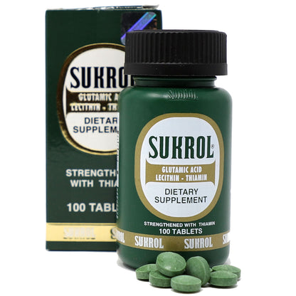 SUKROL Vitamin - Improve Healthy Brain Function | 100 Tablets