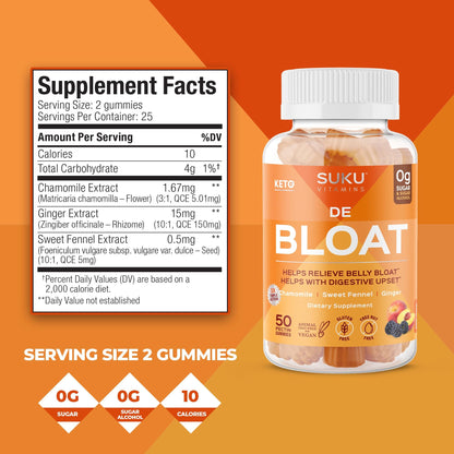 SUKU Vitamins Debloat – Natural Digestive Relief