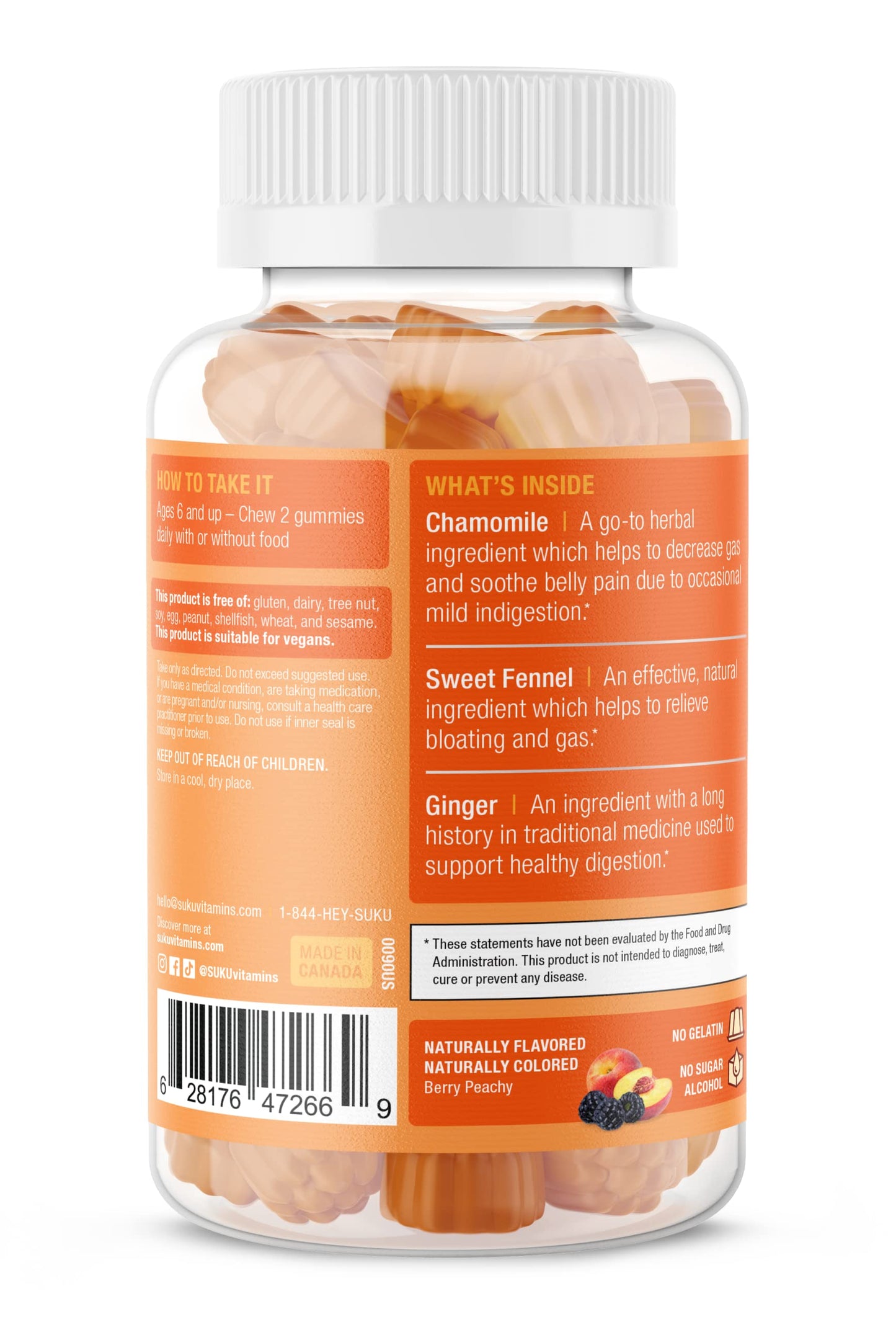 SUKU Vitamins Debloat – Natural Digestive Relief