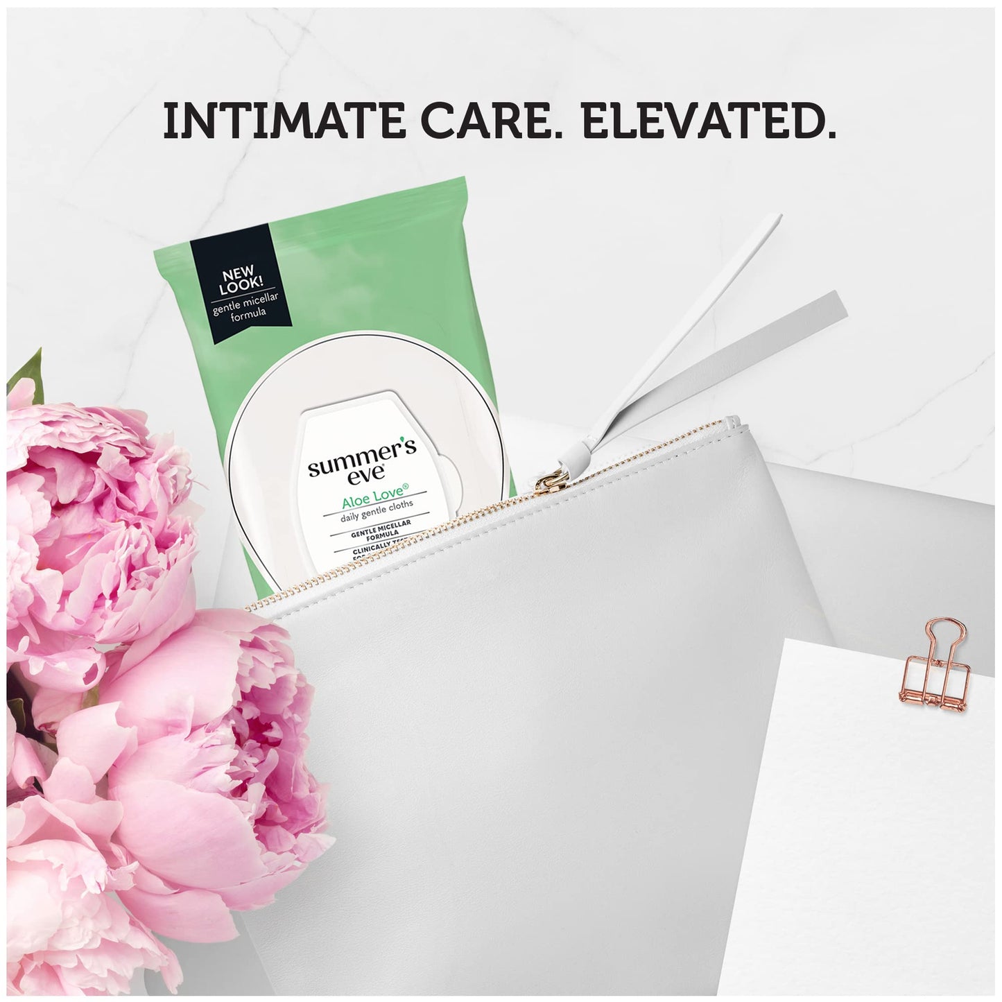 Summer’s Eve Aloe Love Cleansing Cloths – 32 ct, Pack of 4 | Gentle, pH-Balanced Wipes for Sensitive Skin