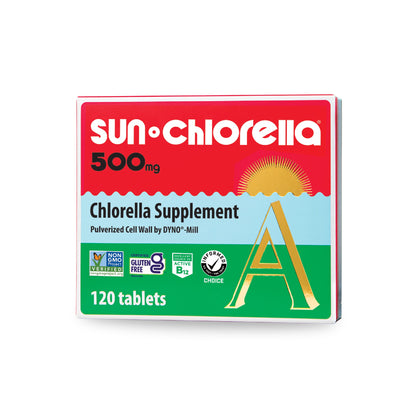 Sun Chlorella 500mg – Whole Body Wellness Green Algae Superfood | Immune Support, Gut Health