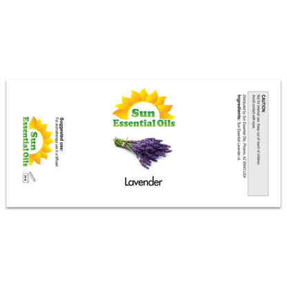 Sun Essential Oils Lavender Essential Oil 16 oz (473 ml) – Diffuser, Massage, Skin & Sleep Calming Aroma