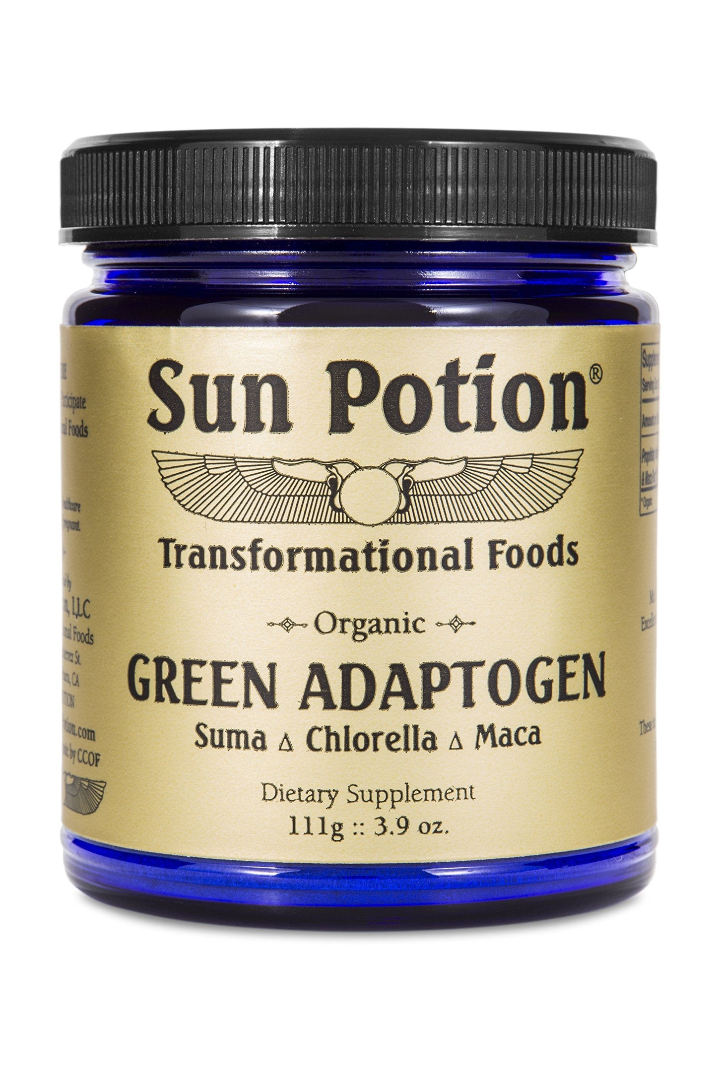 Sun Potion Green Adaptogen Powder 111g | Activate Energy & Balance