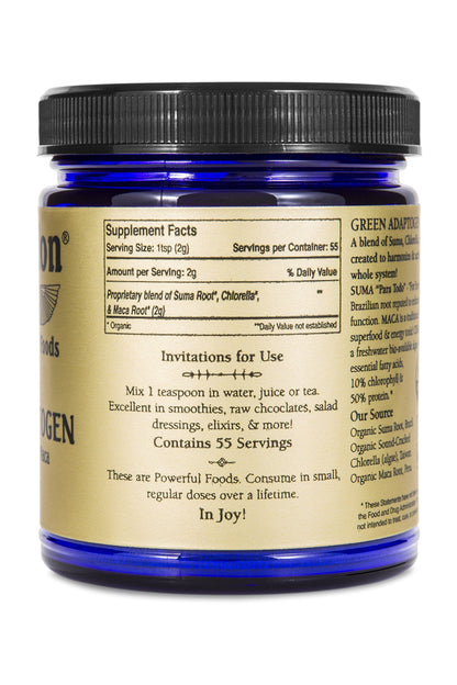Sun Potion Green Adaptogen Powder 111g | Activate Energy & Balance