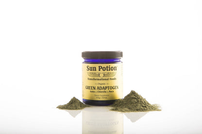 Sun Potion Green Adaptogen Powder 111g | Activate Energy & Balance