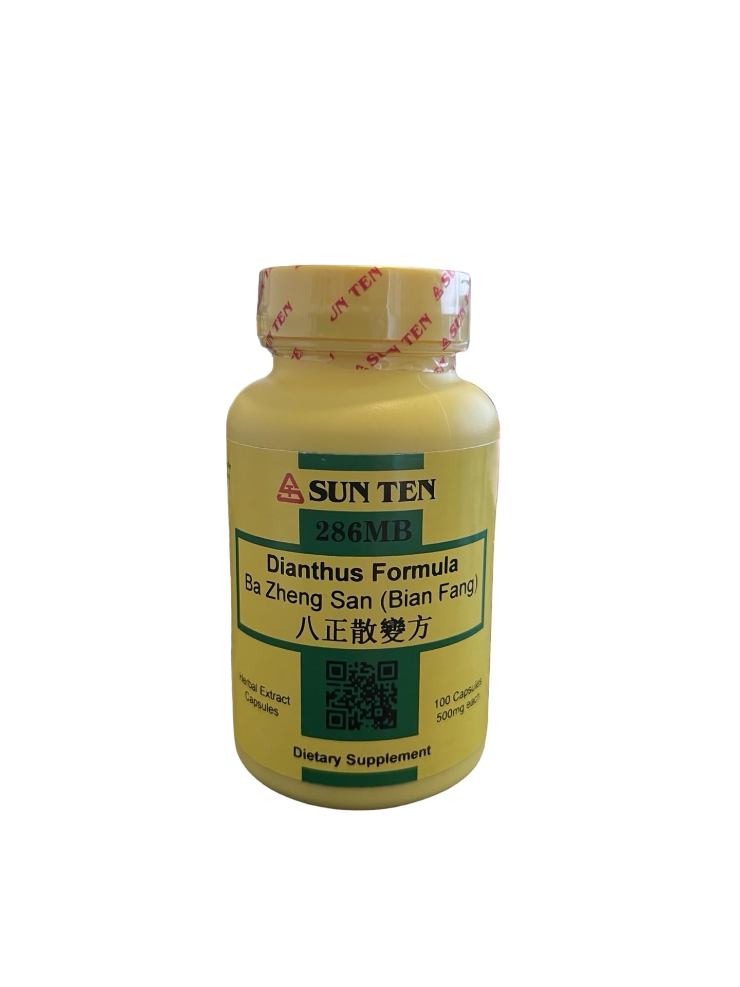 Sun Ten - Dianthus Formula Capsules Ba Zheng San (八正散變方) - 100 Capsules, 500mg Each