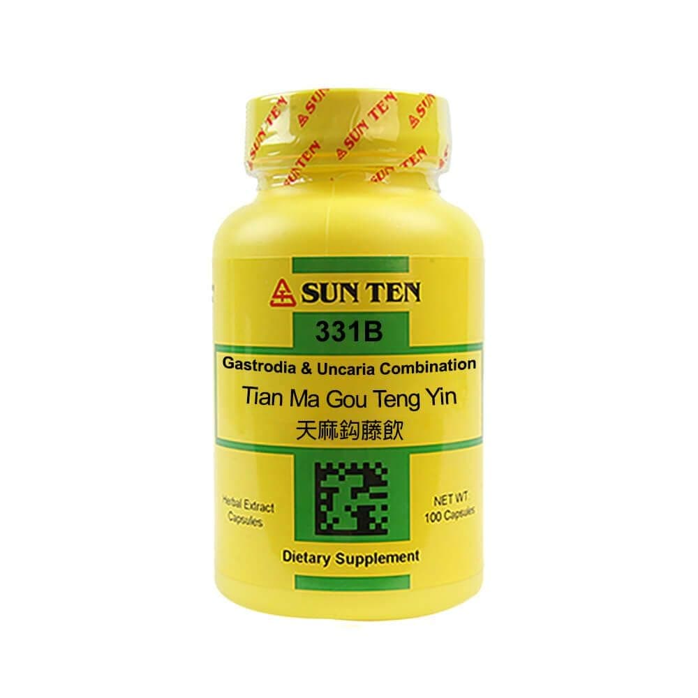 Sun Ten - Gastrodia & Uncaria Capsules (Tian Ma Gou Teng Yin)