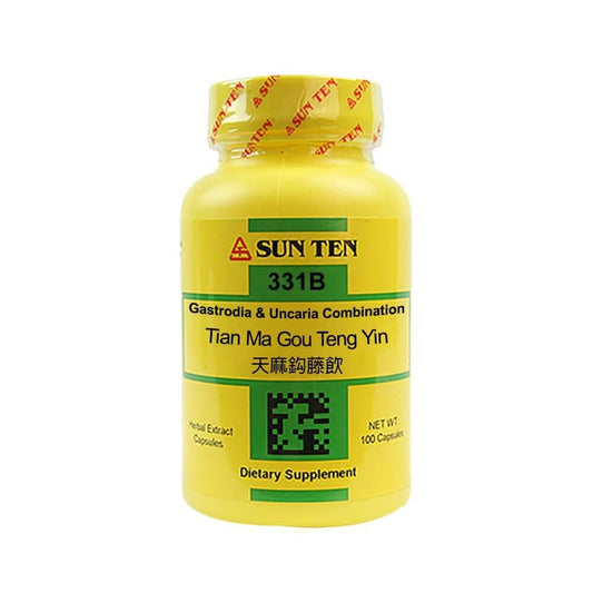 Sun Ten - Gastrodia & Uncaria Capsules (Tian Ma Gou Teng Yin) BritishVita | Premium UK Vitamins & Wellness Supplements