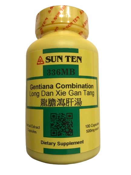 SUN TEN Gentiana Combination - Long Dan Xie Gan Tang 100 Capsules