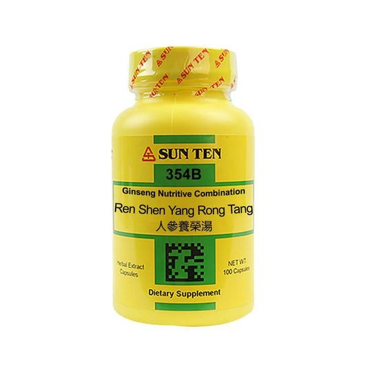 Sun Ten - Ginseng Nutritive Combination Capsules / Ren Shen Yang Rong Tang / 人參養榮湯 BritishVita | Premium UK Vitamins & Wellness Supplements