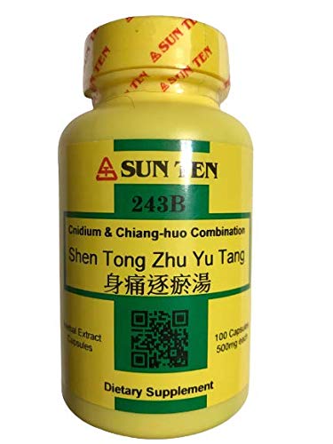 Sun Ten - Shen Tong Zhu Yu Tang (Cnidium & Chiang-huo) 100 Capsules, 243B 身痛逐瘀湯