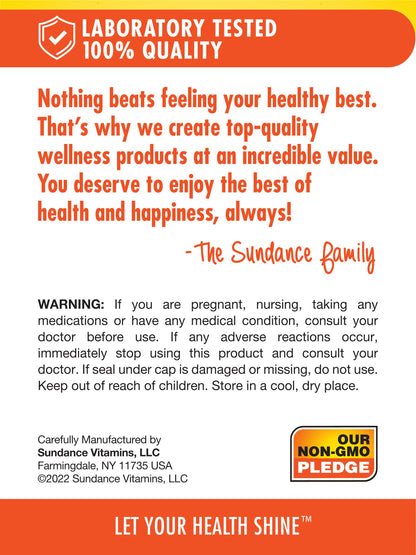 Sundance CoQ10 400 mg – 30 Softgels with Black Pepper Extract | Non-GMO, Gluten Free