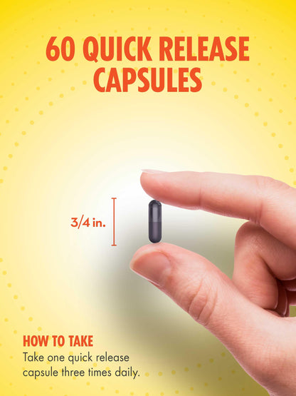 Sundance St. John's Wort Capsules 300 mg | 60 Count | Non-GMO & Gluten Free