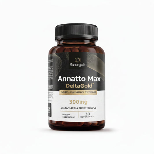 Sunergetic Annatto Tocotrienols 300mg with DeltaGold – Vitamin E for Liver, Heart & Immune Health BritishVita | Premium UK Vitamins & Wellness Supplements