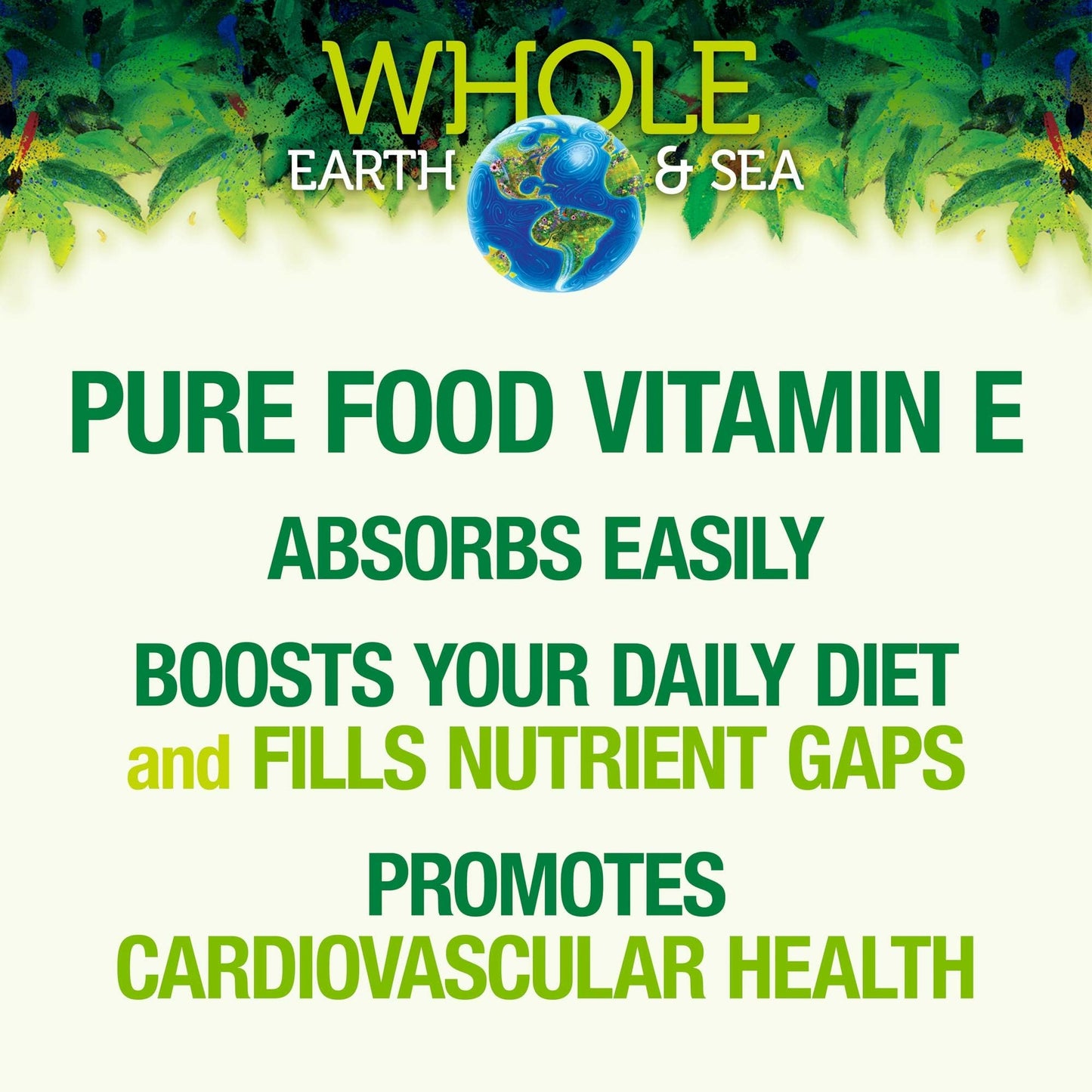 Whole Earth & Sea Sunflower Vitamin E - Whole Food Supplement | Natural Factors