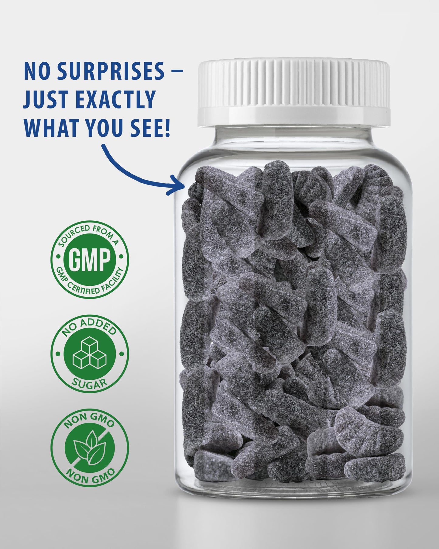 SUNNY SAM Iron Gummies for Kids & Teens – 10 mg Iron + Vitamin C