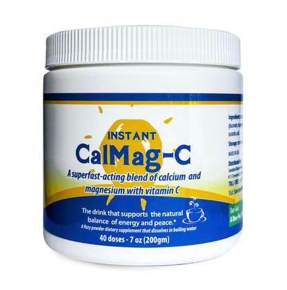 Sunshine Vitamins Instant CalMag-C - Fast-Acting Calcium, Magnesium & Vitamin C for Sleep