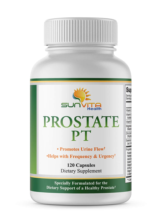 SunVita Health Prostate Formula 120 Capsules – Supports Prostate Health BritishVita | Premium UK Vitamins & Wellness Supplements
