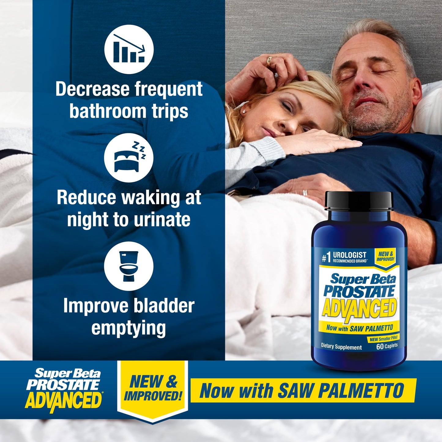 Super Beta Prostate Advanced with Saw Palmetto – Prostate Health & Urinary Support