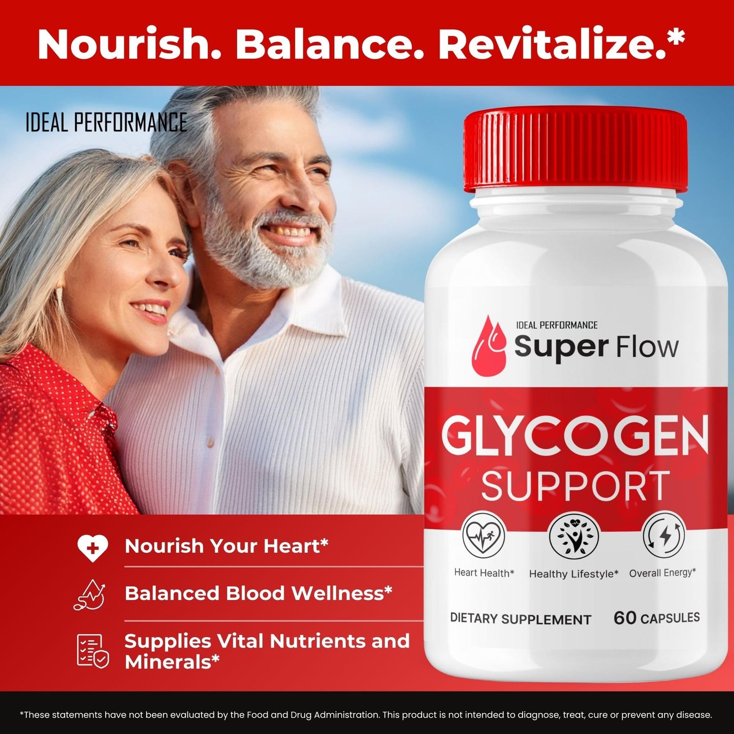 Super Flow Glycogen Support | Glyco Optimizer Pills + Blood Support