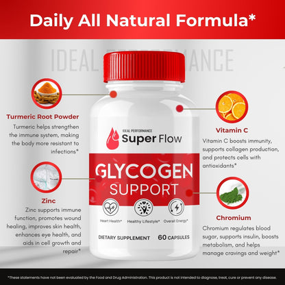 Super Flow Glycogen Support | Glyco Optimizer Pills + Blood Support