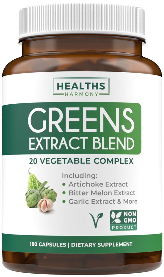 Super Greens Antioxidants 2250mg – 20 Ingredients | Vegan NON-GMO Capsules BritishVita | Premium UK Vitamins & Wellness Supplements
