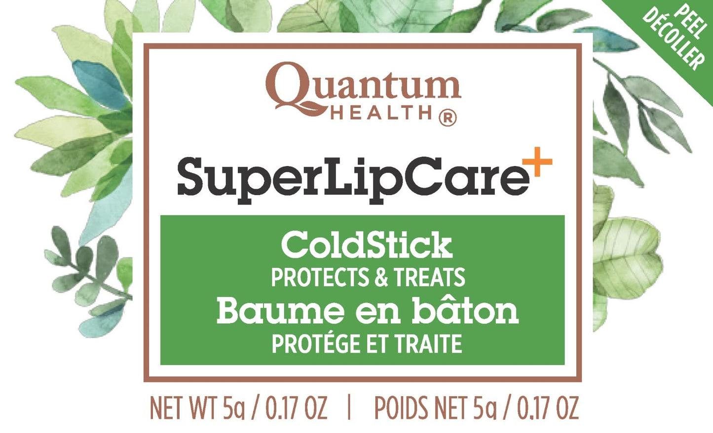 Super Lysine Plus Coldstick SPF21 Quantum 1 Stick - Natural Cold Sore Relief