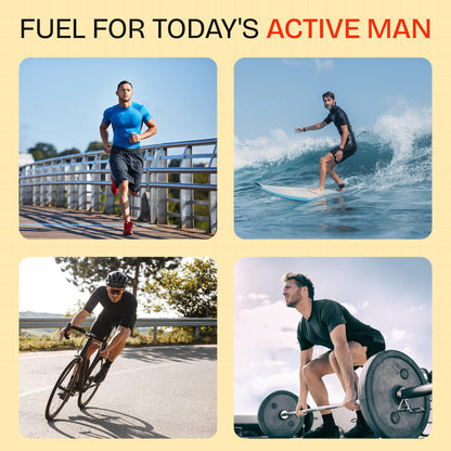 Super Macho, High Potency B Vitamins and Amino Acids, Fuel for Today's Active Men, No Caffeine, No Sugar, Dietary Supplement, Made in USA, 50 Softgels