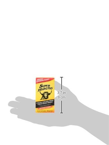 Super Macho Dietary Supplement – High Potency Zinc & 7 B Vitamins, Made in USA, 50 Softgels (2 Pack)