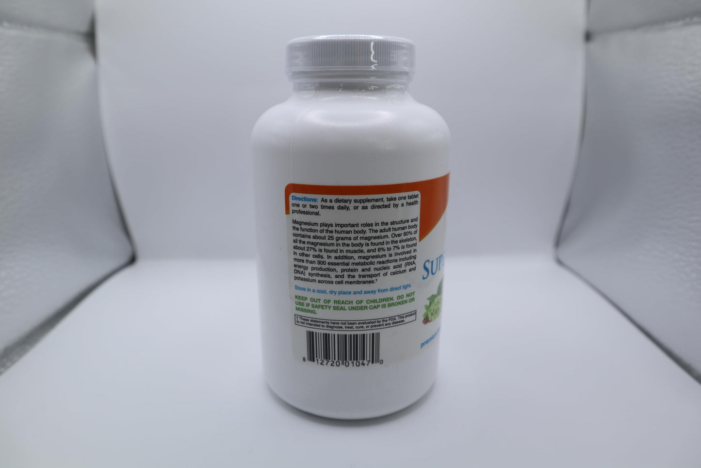 Super Magnesium Supplement – 5-Form Chelated Magnesium | Bone, Muscle & Nerve Support | Vegan & Non-GMO | 250 Tabs