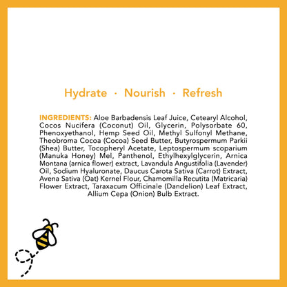 Super Natural Goods Manuka Honey Cream (4oz) – Hydrating Body Lotion