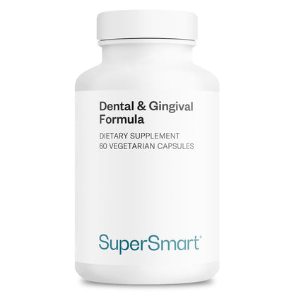 SuperSmart - Dental & Gingival Formula (Patented) - TEES-10 - 60 Vegetarian Capsules - Non-GMO & Vegan - Oral Care Supplement