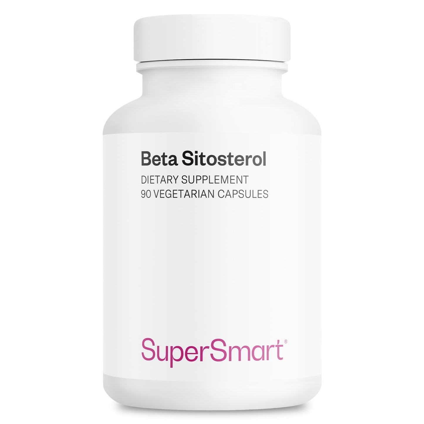 SuperSmart Beta-Sitosterol 180 mg/day (Patented) | Plant Sterols for Men | Non-GMO & Gluten Free