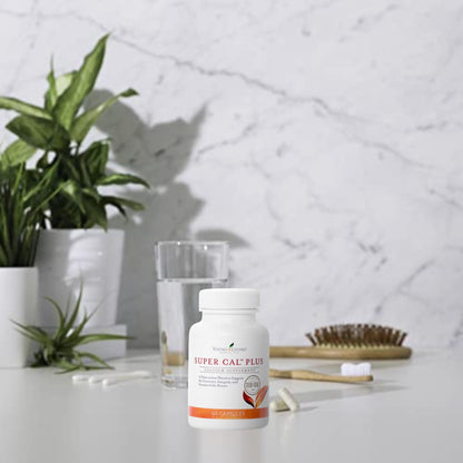 Young Living Super Cal Plus 60 Capsules | Calcium, Magnesium & Vitamins D & K for Bone Health