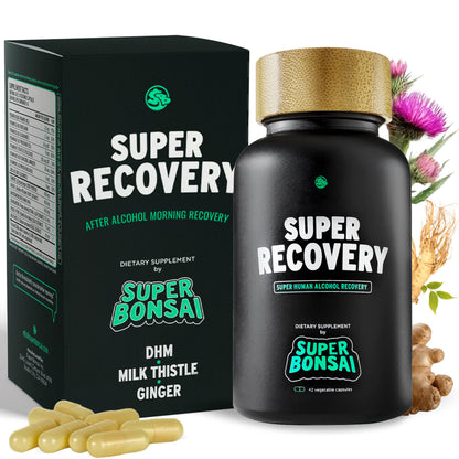 SuperBonsai Super Recovery Capsules – All-Natural Post-Celebration & Morning Relief (14 Servings)