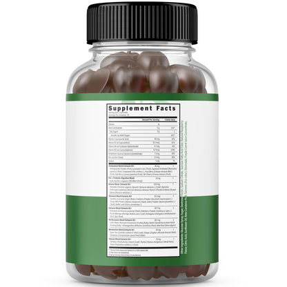 Supergreens Gummies (60 Count) – 8-Ingredient Greens for Immunity – Vegan & USA Made (Pack of 2)