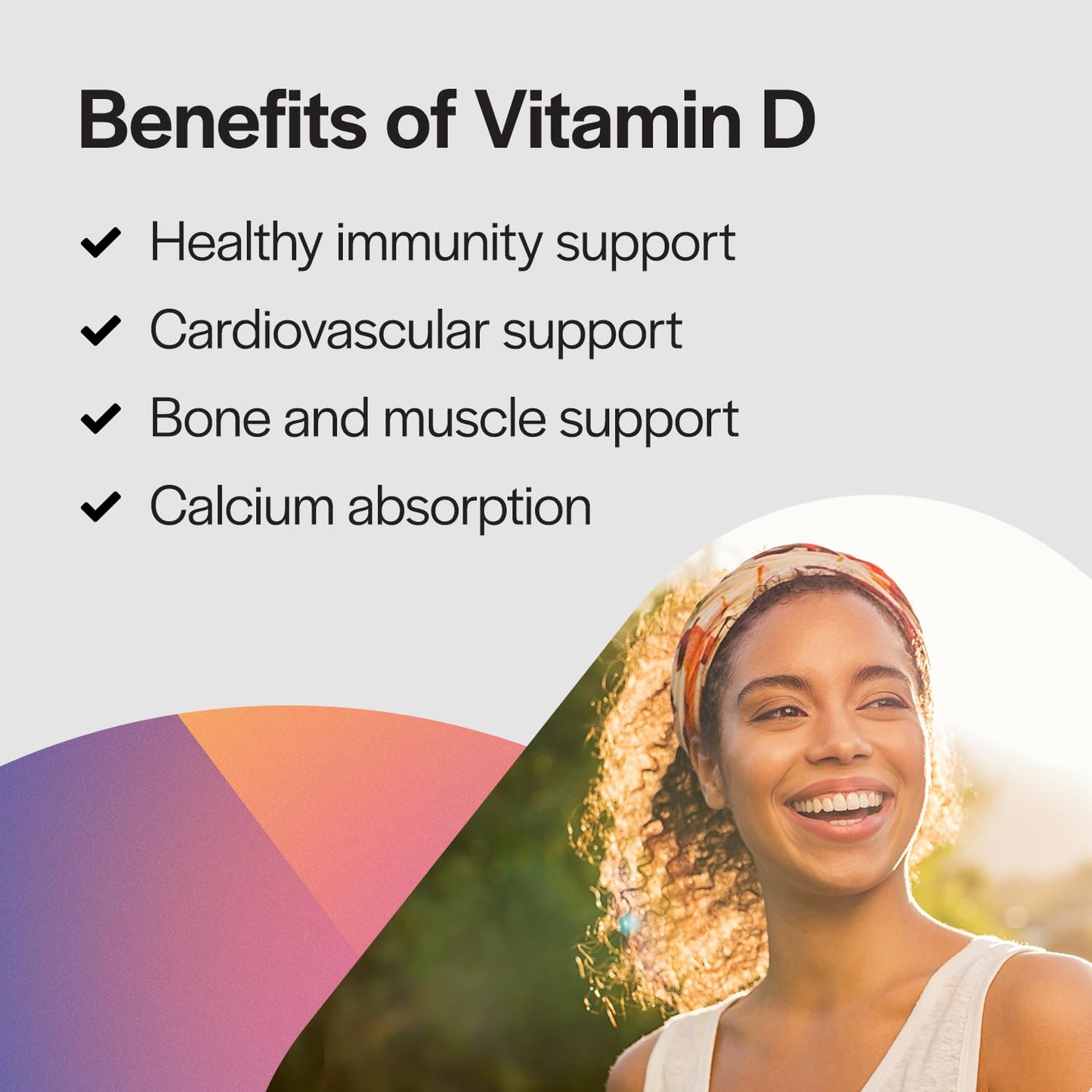 Vitamin D3 K2 5000 IU - Supports Calcium Absorption, Bone & Heart Health - 60 Veg Capsules