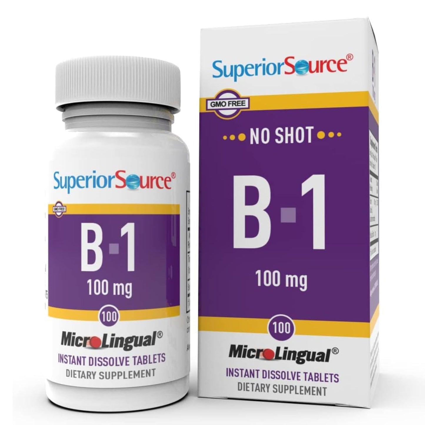 Superior Source B-1 100 mg – Vitamin B1 Sublingual for Energy