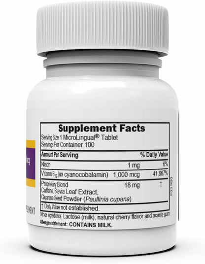 Superior Source B-12 1000 mcg Quick Energy Burst - MicroLingual Tablets (Pack of 2) - Non-GMO & Gluten-Free