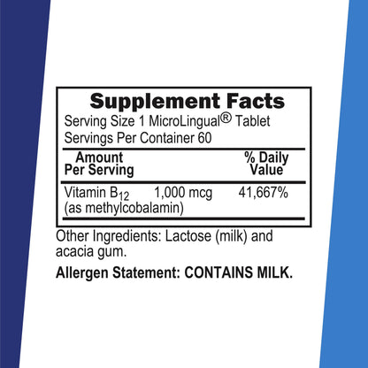 Superior Source No Shot Methylcobalamin B-12 1,000 mcg   Sublingual Tablets