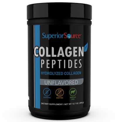 Superior Source Collagen Peptides – Grass-Fed, Unflavored, 12.7 oz