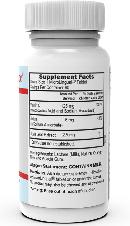 Superior Source Kid's Vitamin C Clean Melts - Immune Support for Kids (90 MicroLingual Tablets)