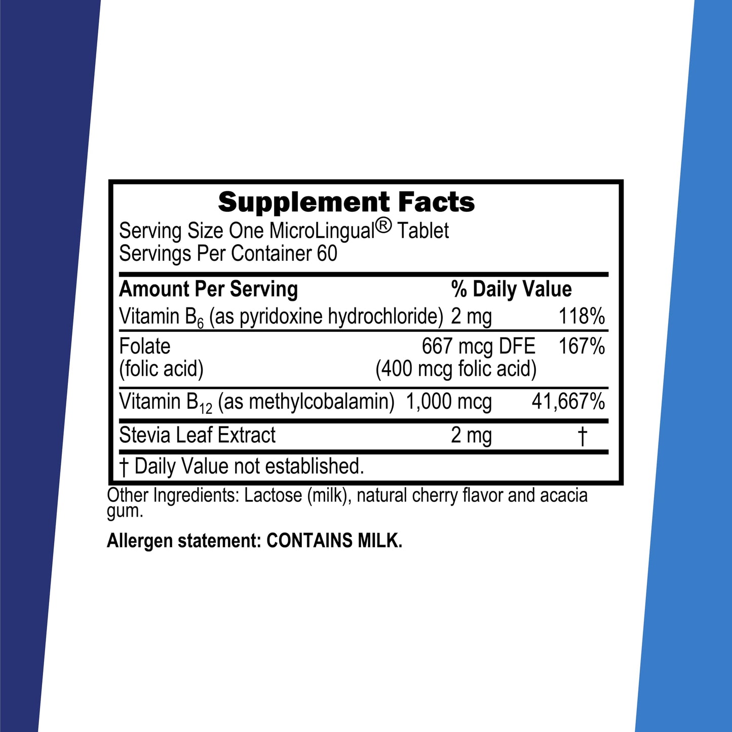 Superior Source No Shot B-12 1000mcg + B-6 & Folic Acid Sublingual Tablets (60)