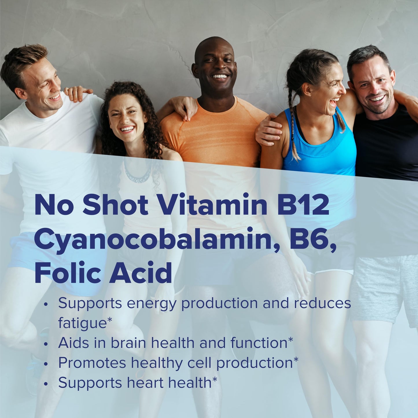 Superior Source No Shot B-12 Cyanocobalamin 1000 mcg + B-6 & Folic Acid 400 mcg – 60 Sublingual Tablets