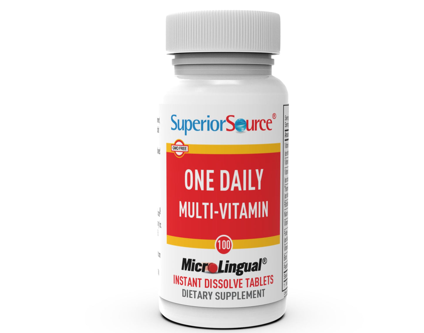 Superior Source One Daily Multi-Vitamin - 11 Vitamins, 100 Instant Dissolve Tablets