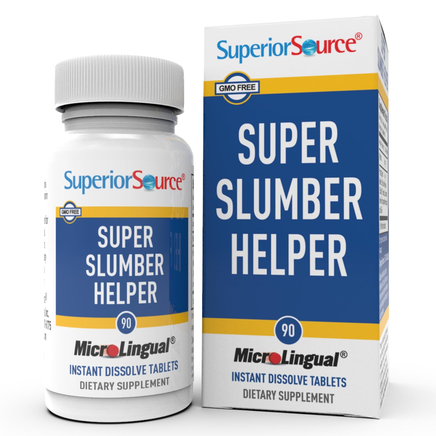 Superior Source Super Slumber Helper - Melatonin Sleep Aid with L-Theanine & Chamomile