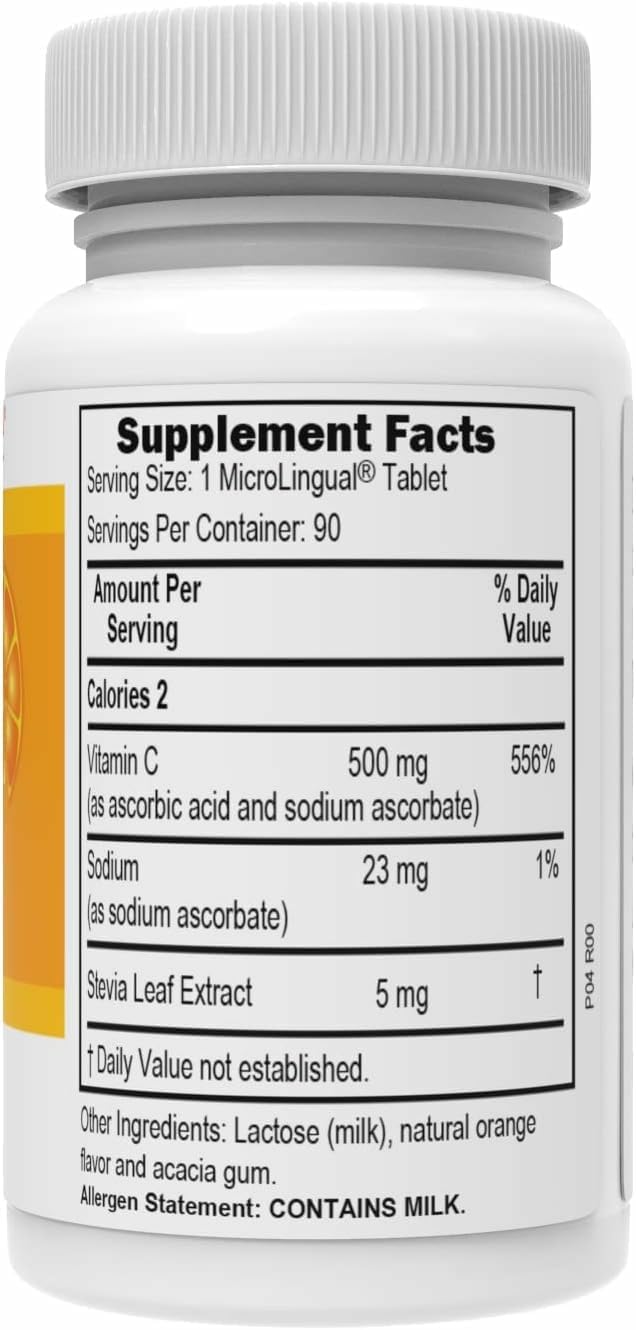 Superior Source Vitamin C 500 mg Tangy Orange Melts – Immune Support