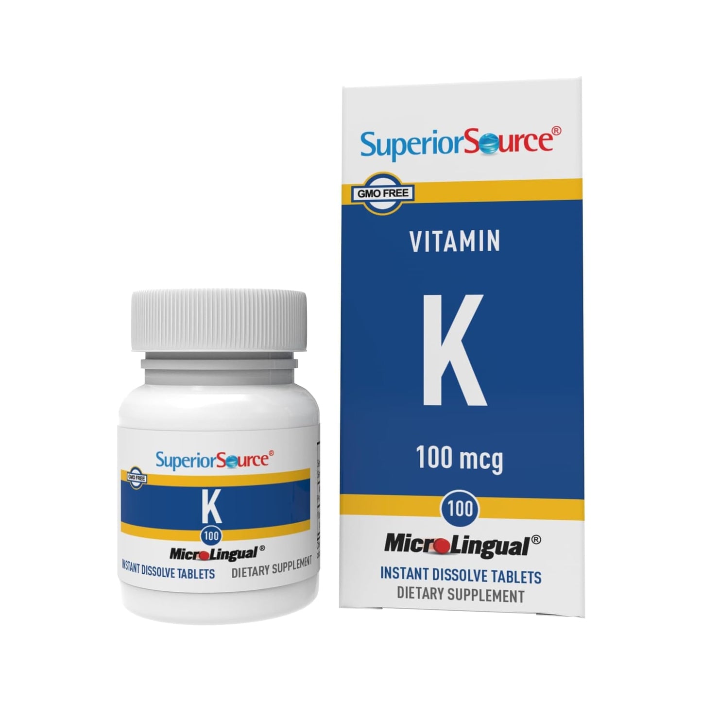 Superior Source Vitamin K 100 mcg - Bone Health & Calcium Absorption