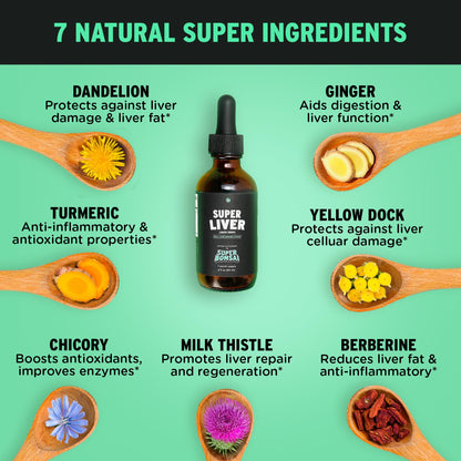 SuperBonsai Super Liver Support with Milk Thistle – Liquid Liver Detox